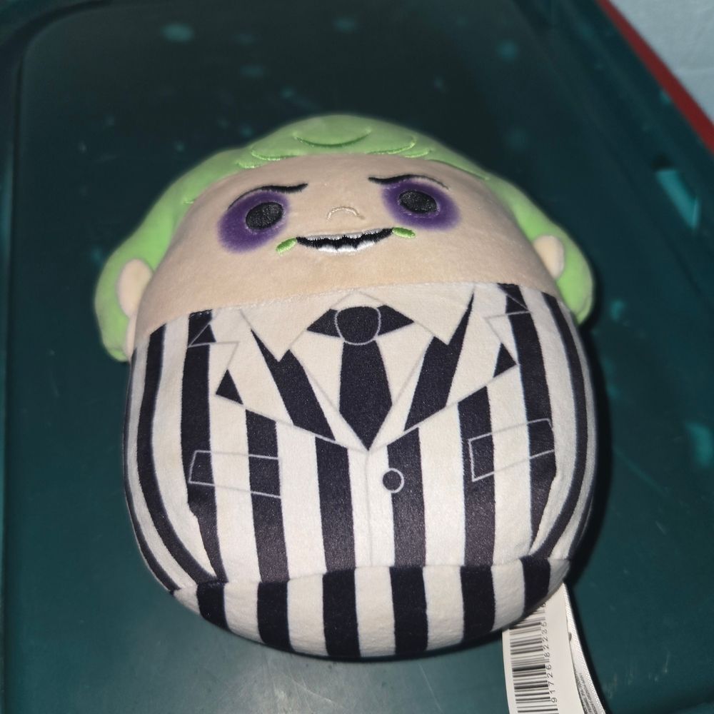 8-inch Squishmallows Beetlejuice plush toy